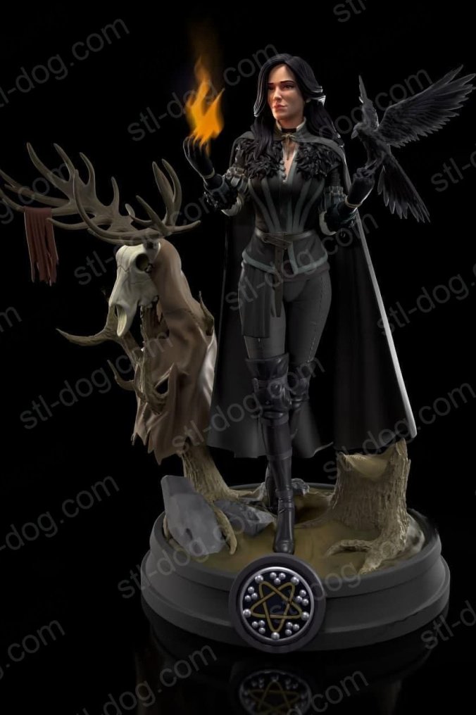 叶奈法 巫师3 3D打印图纸